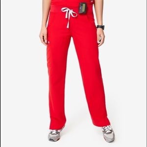Figs Scrubs Limited Edition Red Scrub Pants